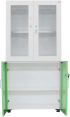 Продукт RFG Шкаф, лабораторен, 800 х 400 х 1650 mm, зелено-бял снимка 5
