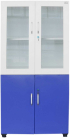 Шкаф RFG, лабораторен, 800 х 400 х 1650 mm, синьо-бял снимка 2