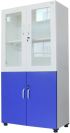 Шкаф RFG, лабораторен, 800 х 400 х 1650 mm, синьо-бял снимка 3