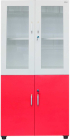 Шкаф RFG, лабораторен, 800 х 400 х 1650 mm, червено-бял снимка 2