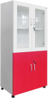 Шкаф RFG, лабораторен, 800 х 400 х 1650 mm, червено-бял снимка 1