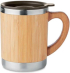 Продукт Olyra Термочаша, неръждаема стомана, с бамбукова дръжка, 350 ml снимка 1