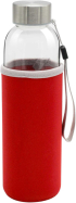 Продукт Halo Бутилка, стъклена, 500 ml, с червен калъф снимка 1
