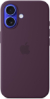 Калъф за смартфон Apple iPhone 16 Silicone Case with MagSafe - Plum снимка 1