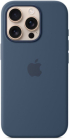 Калъф за смартфон Apple iPhone 16 Pro Silicone Case with MagSafe - Denim снимка 1
