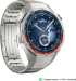Смарт часовник Huawei Watch GT5 Pro Vili-B29M, 1.43", Amoled, 466x466, PPI 326, BT5.2, BLE-BR-EDR, 524mAh, Сребрист/сив снимка 2
