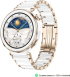 Смарт часовник Huawei Watch GT5 Pro Jana-B29C, 1.32" Amoled 466x466, PPI 352, BT5.2, BLE-BR-EDR, 323mAh, Бял/Златен снимка 1