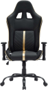 Геймърски стол RFG On Legend, екокожа, Butterfly механизъм, метална основа, до 150 kg, черно-златист снимка 3