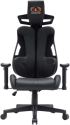 Геймърски стол RFG One Legend, екокожа, Butterfly механизъм, полипропиленова основа, до 150 kg, черен снимка 1