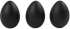 Creativ Company Яйца, пластмасови, 6 cm, черни, 12 броя снимка 3