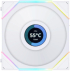Комплект 3 броя Вентилатор Lian Li UNI FAN TL LCD 120mm - White снимка 2