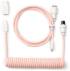 Кабел за клавиатура Keychron Coiled Aviator Light Pink снимка 2