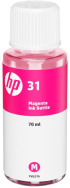 Оригинална бутилка с мастило HP 31, Магента снимка 2