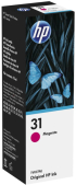 Оригинална бутилка с мастило HP 31, Магента снимка 1