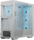Кутия COUGAR Uniface RGB, Mid Tower, 4x 120mm ARGB, USB-Type C, Прозрачен капак, Бял снимка 7