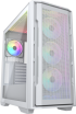 Кутия COUGAR Uniface RGB, Mid Tower, 4x 120mm ARGB, USB-Type C, Прозрачен капак, Бял снимка 1