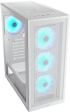 Кутия COUGAR MX220 RGB, Mid Tower, ATX, 4x 120mm ARGB, USB Type-C, Прозрачен капак, Бял снимка 2