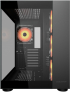 Кутия COUGAR FV150 RGB, Mid tower, АТХ, 4x 120mm, USB-Type C, RGB бутон, Прозрачен капак, Черен снимка 3