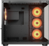 Кутия COUGAR FV150 RGB, Mid tower, АТХ, 4x 120mm, USB-Type C, RGB бутон, Прозрачен капак, Черен снимка 7