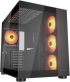 Кутия COUGAR FV150 RGB, Mid tower, АТХ, 4x 120mm, USB-Type C, RGB бутон, Прозрачен капак, Черен снимка 1