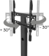 HAMA Стойка за TV, регулируема, 165 cm (65), до 35 кг, 220868 снимка 6