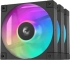 DeepCool Комплект вентилатори Fan Pack 3-in-1 3x120mm - FD12 Black снимка 1