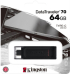 Флаш памет Kingston USB flash drive DataTraveler 70 - USB 3.2 Gen 1 - 64 GB снимка 3