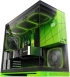 Geometric Future кутия Case EATX - Model 5 Black-Green, NVIDIA style limited edition снимка 1