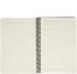 Gipta Тетрадка Black, кремава хартия, широки редове. със спирала, 17 х 24 cm, снимка 2