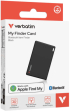 Принадлежност за смартфон Verbatim Проследяващо устройство My Finder, тип карта, черно снимка 3