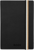 Hugo Boss Тефтер Iconic, А6, широки редове, черен снимка 3