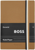 Hugo Boss Тефтер Iconic, А6, широки редове, карамел снимка 4