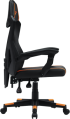 Геймърски стол CANYON gaming chair Flow MCH01 Mesh Черен/Оранжев цвят снимка 3