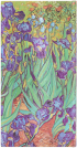 Paperblanks Планер Van Gogh's Irises, Slim, хоризонтален, твърда корица, 80 листа, за 2025 година снимка 2