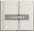Paperblanks Планер Kara-Ori, Slim, хоризонтален, твърда корица, 80 листа, за 2025 година снимка 4