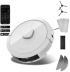  Лазерна прахосмукачка робот с 5200 mah батерия .2 в 1 резервоар, Бял снимка 6