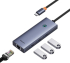 USB хъб Baseus UltraJoy 4 в 1, USB Type-C към 3 x USB 3.0 и 1 x RJ45 B0005280A813-00 - сив снимка 3