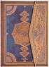 Paperblanks Планер Safavid Indigo, Midi, Verso, твърда корица, 80 листа, за 2025 година снимка 1