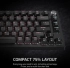 Геймърска Corsair K65 PLUS WIRELESS TACTILE 75% RGB Механична игрална клавиатура снимка 4