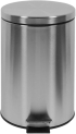 Office 1 Кош за отпадъци, с педал, метален, 25.2 х 25.2 х 39.3 cm, 12 L, инокс снимка 2