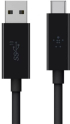 Кабел Belkin, USB-C към USB-A, черен снимка 1
