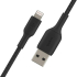 Кабел Belkin Boost Charge Braided, Lightning към USB-A, черен снимка 2