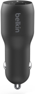 Принадлежност за смартфон Двойно зарядно за кола Belkin BOOSTCHARGE 25W USB-C и12W USB-A, Черен снимка 4
