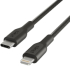 Кабел с оплетка Belkin Playa USB-C към Lightning 1M, Черен снимка 2
