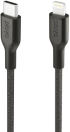 Кабел с оплетка Belkin Playa USB-C към Lightning 1M, Черен снимка 5