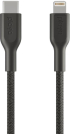 Кабел с оплетка Belkin Playa USB-C към Lightning 1M, Черен снимка 1