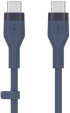 Кабел Belkin USB-C към USB-C 2.0, силиконов, 2 м, син снимка 1