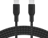 Кабел с оплетка Belkin BoostCharge USB-C към USB-C 3M, Черен снимка 3