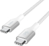 Кабел Belkin BOOST CHARGE™ USB-C към USB-C Cable Braided 240W 2M, Бял снимка 4
