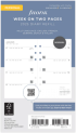 Filofax Пълнител за органайзер, Personal, за 2025 година, 1 седмица на 2 страници снимка 1